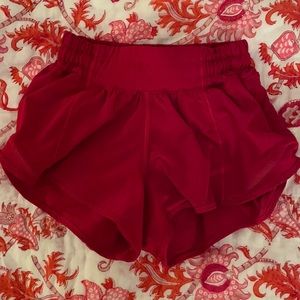 Dark Red Hotty Hot Shorts